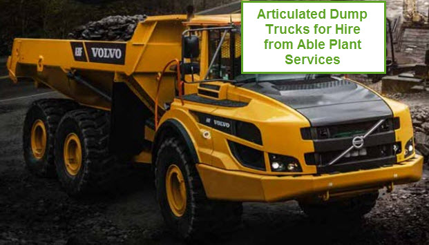 Articulated Dump Trucks from Able Plant Hire